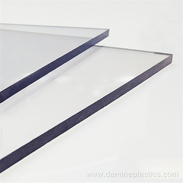 Custom Crystal Solid Clear Polycarbonate Partition Sheet
